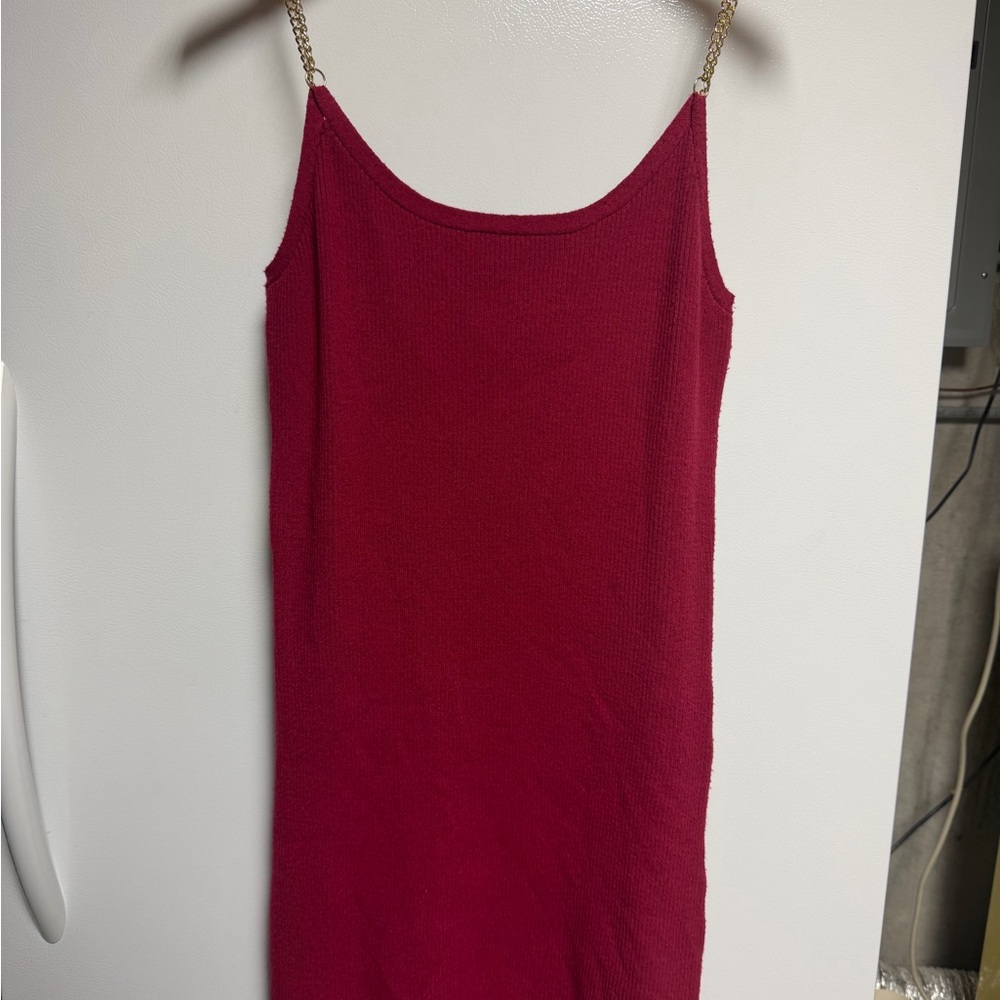 Sam Edelman Burgundy Knit Dress L